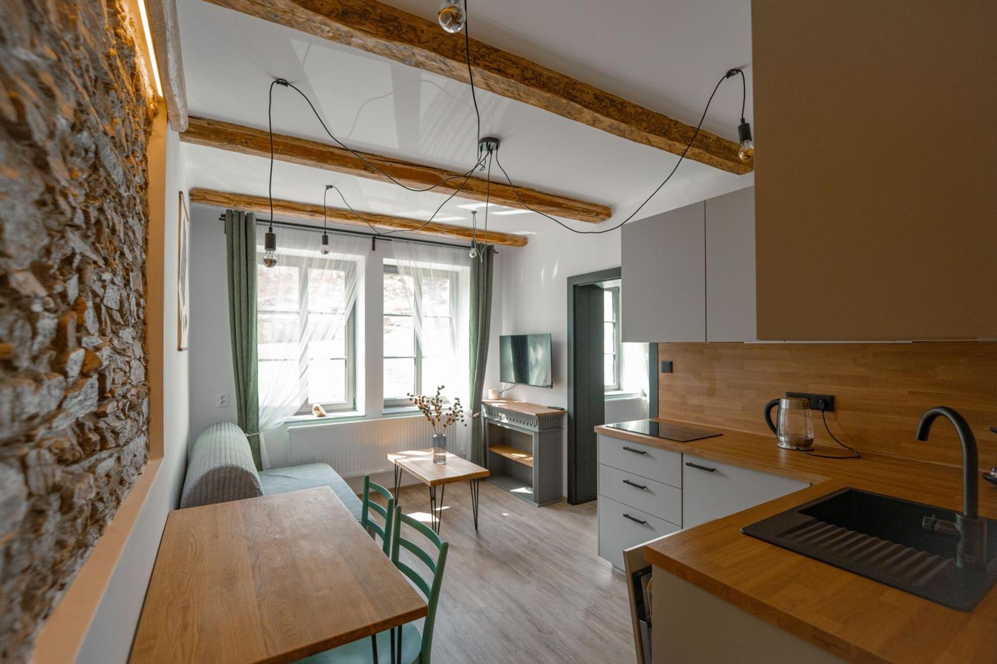 Pechblend & Silberstein Apartman Jáchymov Kültér fotó